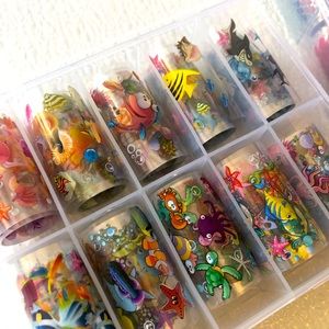 Cartoons foils for nails